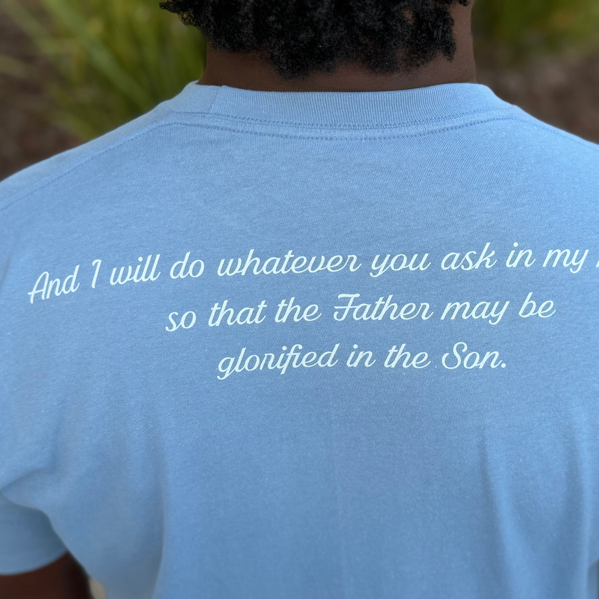 In Jesus Name Amen T-Shirt John 14:13 Christian Faith Graphic Tee, Unisex