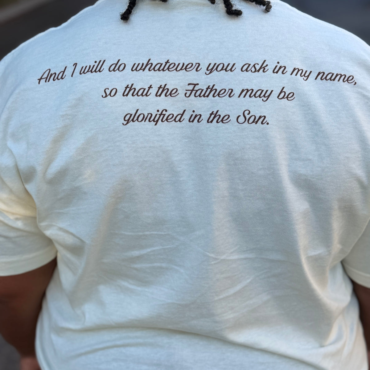In Jesus Name Amen T-Shirt John 14:13 Christian Faith Graphic Tee, Unisex