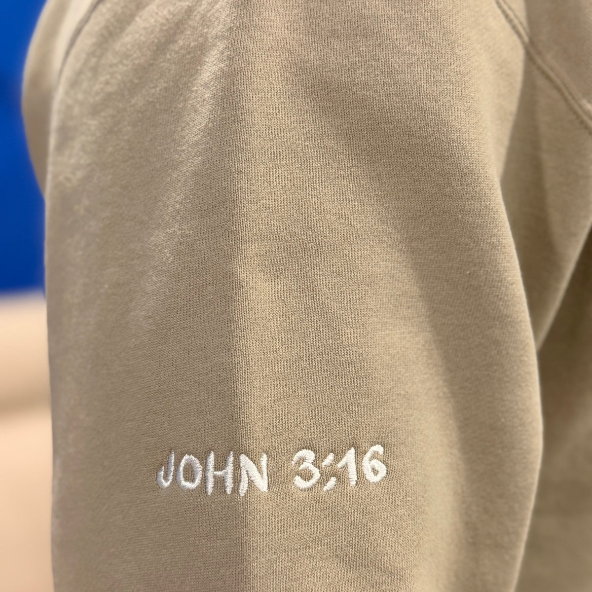 Jesus Is The G.O.A.T Embroidered Crewneck Unisex Sweatshirt