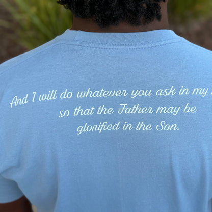 In Jesus Name Amen T-Shirt John 14:13 Christian Faith Graphic Tee, Unisex