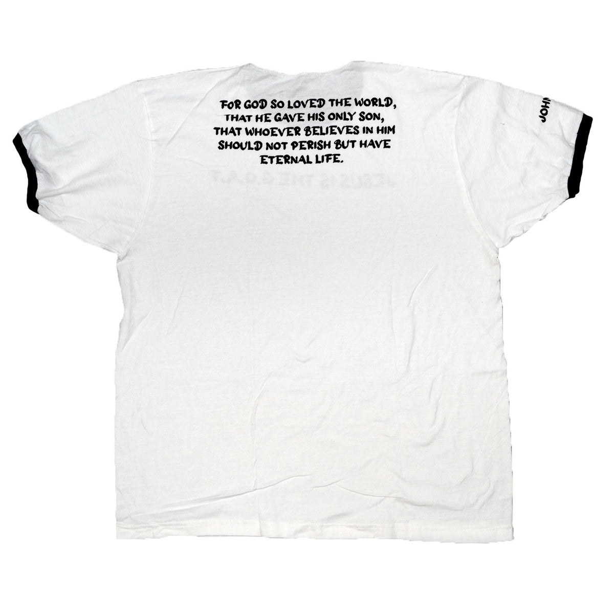 JESUS IS THE G.O.A.T Ringer Tee
