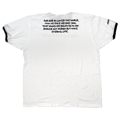 JESUS IS THE G.O.A.T Ringer Tee